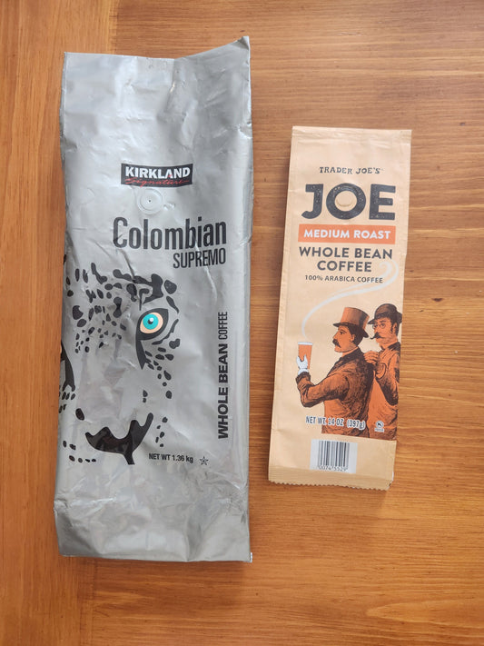 Curiosity here，Costco Coffee Whole Beans vs. Trader Joe’s Coffee Whole Beans Compared