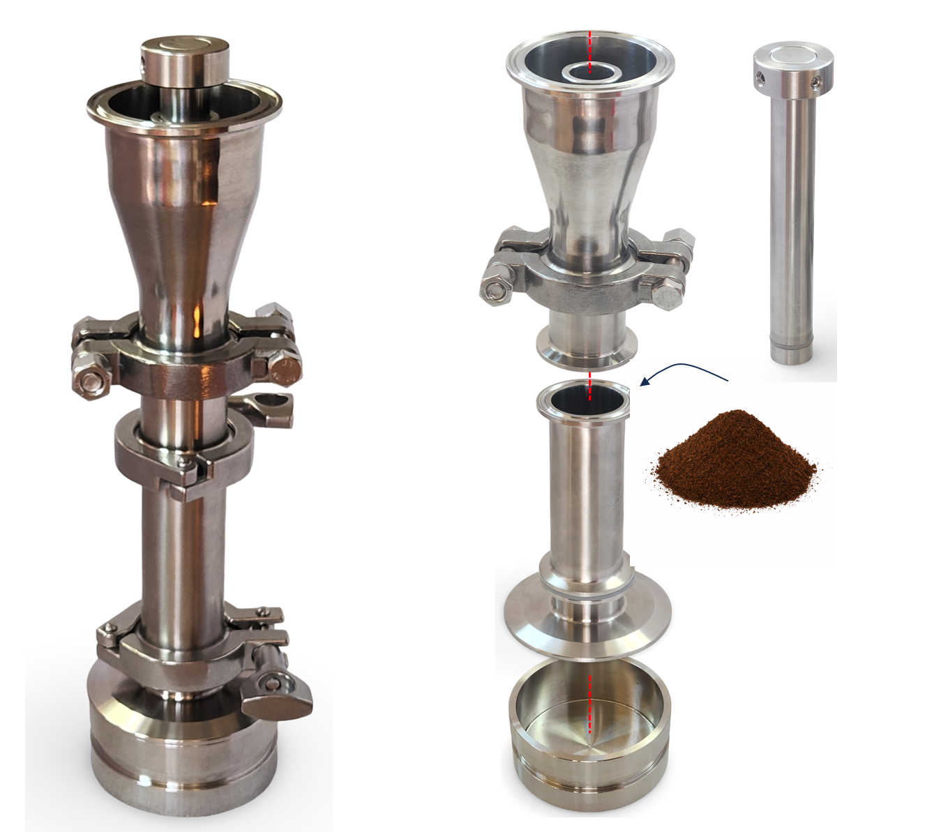 MeeBaa S01A-9Bar Manual Espresso Machine, 9Bar Hand-Press + Options