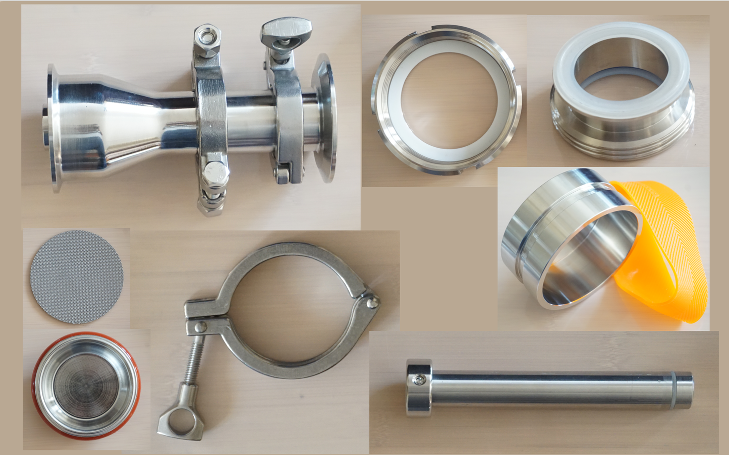 Stainless Steel Pressure Brew – Manual Espresso Maker - www.meebaa.store, list of the S02B components