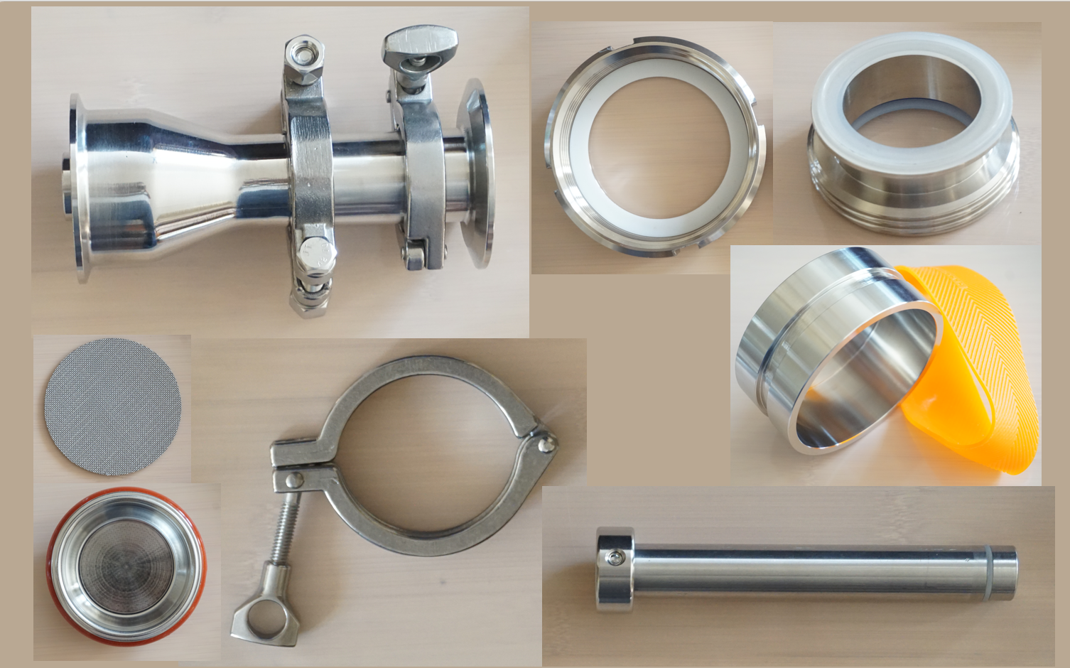 Stainless Steel Pressure Brew – Manual Espresso Maker - www.meebaa.store, list of the S02B components